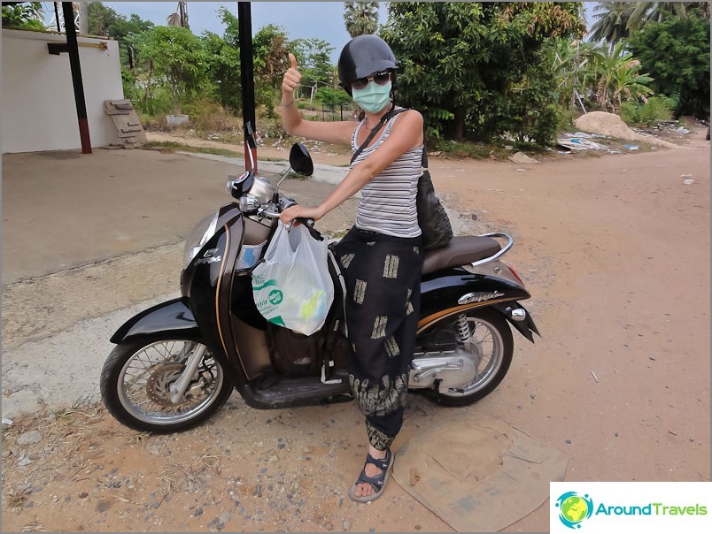 Rent a motorbike in Thailand