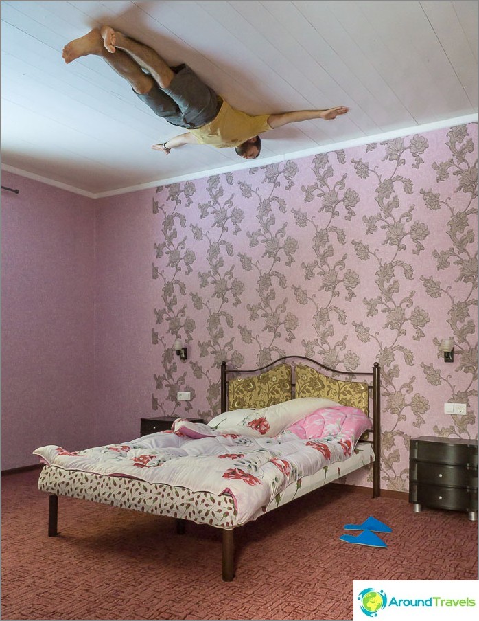 Fly over the bed