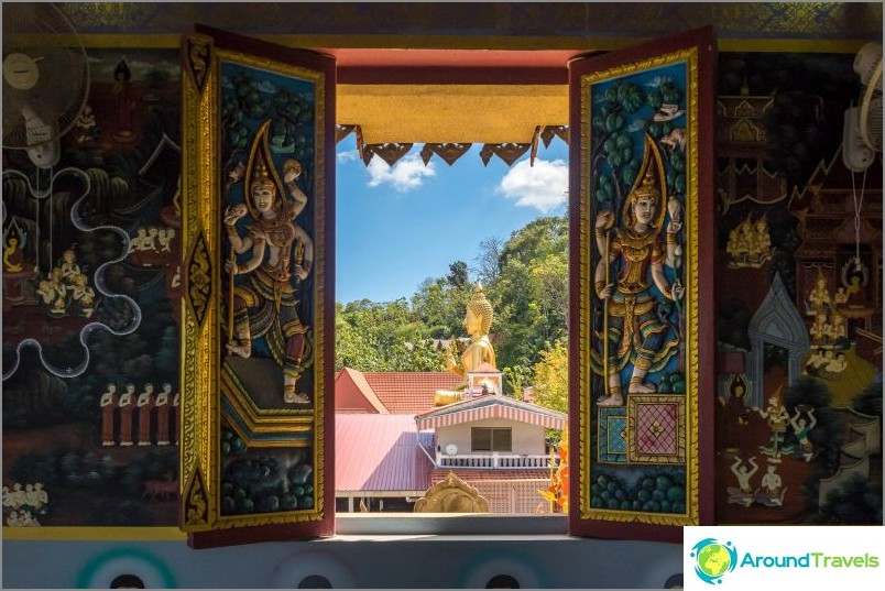 Temple Khao Rang in Phuket - near the observation platform Rang Hill