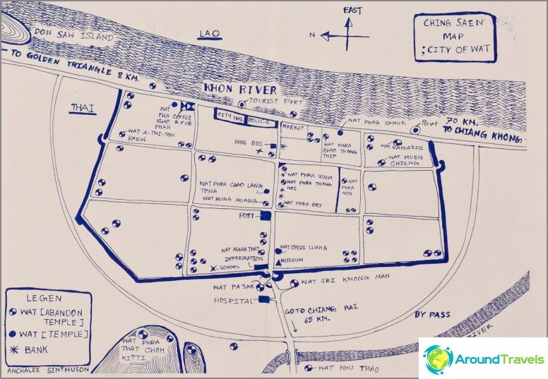 Chiang Saen Sketch Map