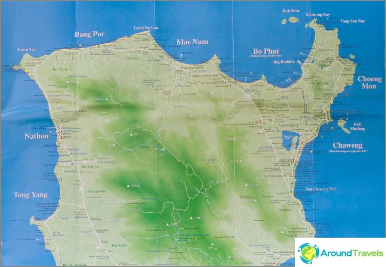 Map of Samui North