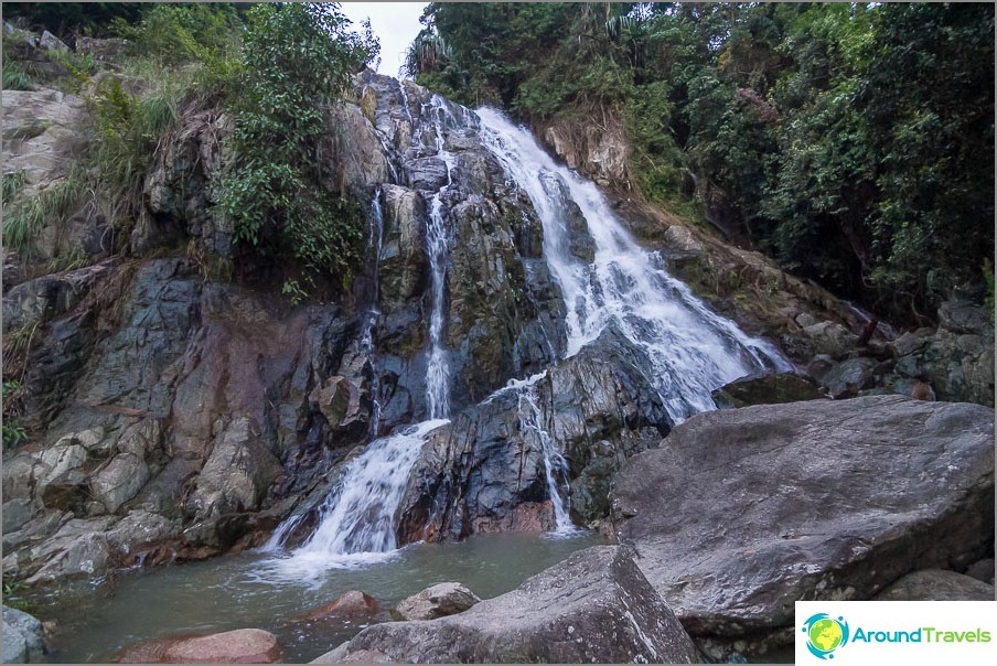 Another waterfall to the left of Namuang 2