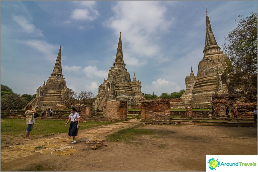 Wat Phra Si Sanphet - old stupas