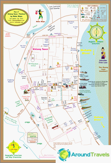 Detailed map of Chiang Saen