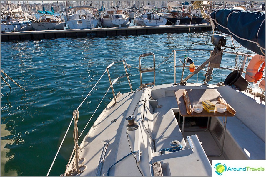 French yacht breakfast French yacht breakfast