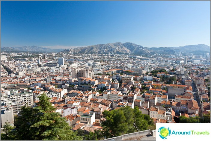 Aerial view of Marseille Aerial view of Marseille