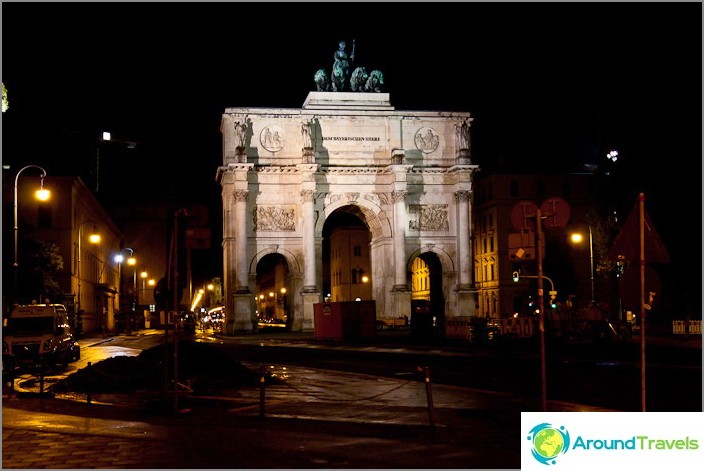 Triumphal Arch. Munich city