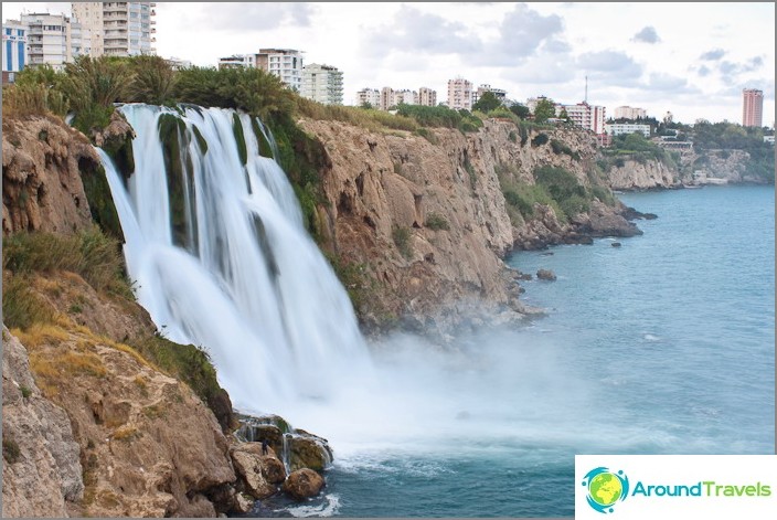 Waterfall Lower Duden. Antalya.