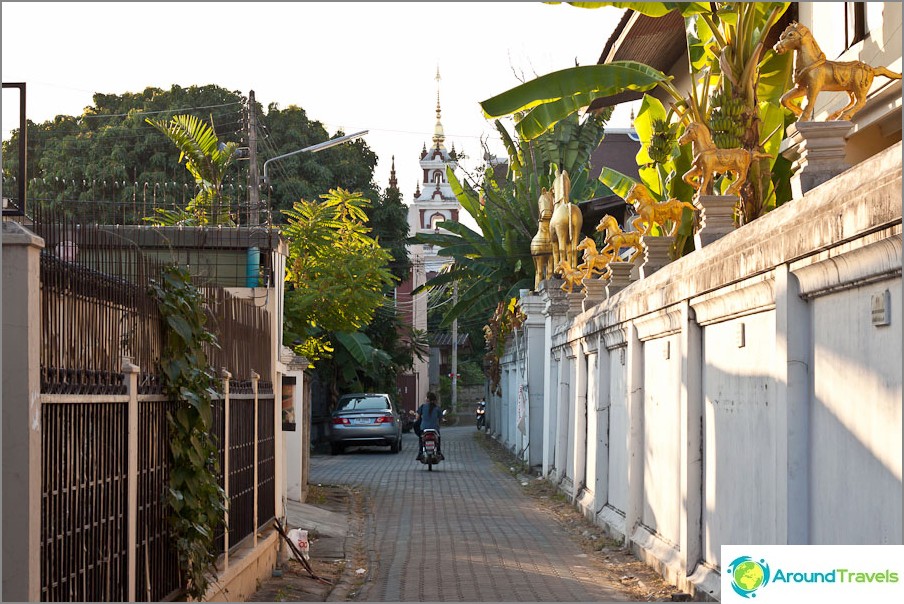 Little street in Chiang Mai