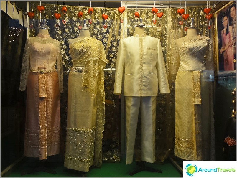 Salon of wedding dresses