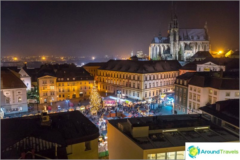Brno Center and Christmas Market