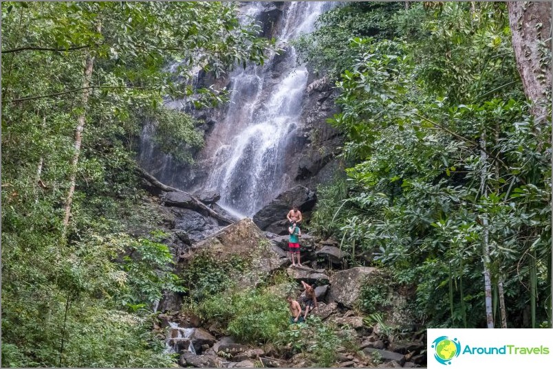 Phaeng Waterfall - the best waterfall on Phangan in the national park Tan Sadet