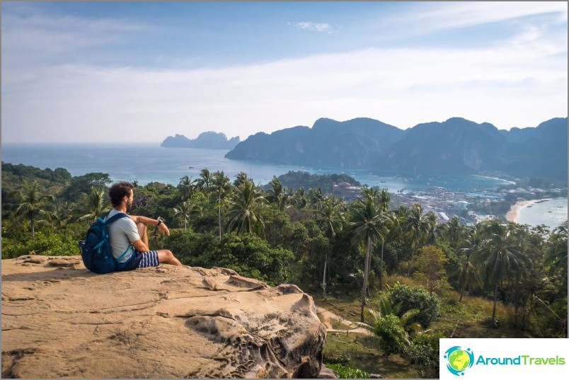 The best viewing platforms on Phi Phi Island are viewpoints 1, 2 and 3